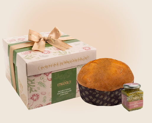 Panettone Olives vertes et pâté Olives et amandes de Sicile 750 gr  ''Nouveauté''